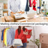 50Pcs Clothes Packaging Bags for Shipping, 12x10 inch Frosted Zipper Plastic Bags for T-Shirts, Pants, Documents, 3 Mil