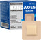 Large Waterproof Bandages 2x2 Silicone Foam Dressing for Sensitive Skin Wound Care,