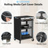 COSHNIBI Wheels,25" 19" 40" AV Cart Cover, Heavy Duty Waterproof Rolling Media Cart Cover for Multi-Functional Media