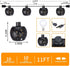 10 G40 Bulbs Decorations(9.84FT) Vigdur Lantern String Lights, Star String Lights Plug in with Clear and Star Plastic
