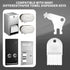 Asofelk 6PCS Commercial Set Paper Towel Dispenser Key, White Plastic & Metal Restroom Keys, Toilet & Papering Towel Key