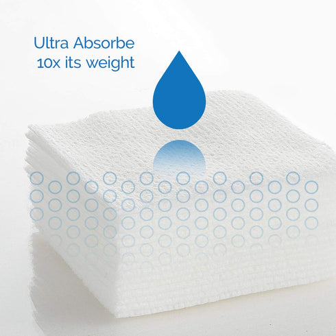 200 4x4, 4-Ply JMU Gauze Pads Non Woven Gauze Sponges, Non-Sterile Gauze for First Aid, Surgical, Wound Dressing
