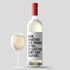 Funny Mother's Day Custom Wine Label & Card - Mom Inspired Bottle Decal & Greeting Card - Personalized Novelty Sticker