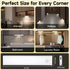 8 inch 1100mAh 3 Dimmable Closet Counter Closet, Under Cabinet Lighting, Rechargeable Motion Sensor Light with Color