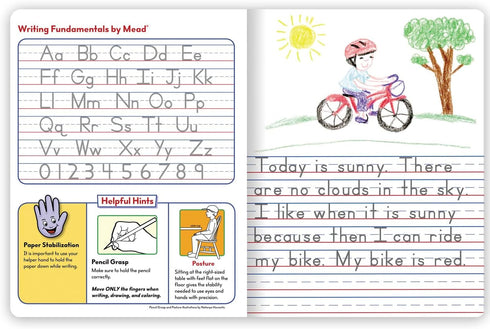 Mead Primary Journal, Half Page Ruled, Grades K-2, 7-1/2" x 9-3/4", 100 Sheets, 12 Pack