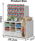 Awnustenestt 15 1 1 Pen organizer for desk,Marker organizer,Pen holder with drawer,Pencil Holder,with Compartments