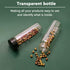 12PCS 30ml Glass Sample Bottles, Small Vials with Plastic Screw Cap Container for Sample Vial