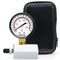 0-15 Psi Gas Pressure Test Gauge, 2" Dial Size, 3/4" FNPT Connection, Brass Valve, Chrome Plated Steel Body Assembly