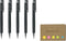 Pilot Juice Up 03 Retractable Gel Ink Pen - Hyper Fine Point 0.3mm, Black Ink, 5-Pack, Sticky Notes Value Set