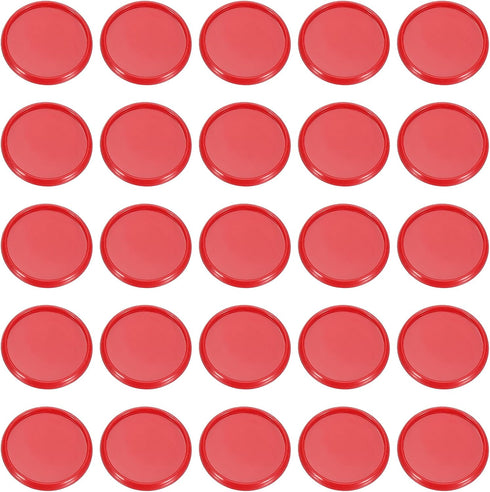 PATIKIL 35mm 1-1/2" Red Plastic Round Book Binding Discs, 33 Pcs for DIY Notebook Planner