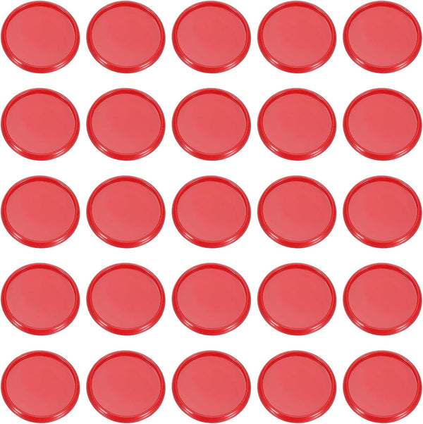 PATIKIL 35mm 1-1/2" Red Plastic Round Book Binding Discs, 33 Pcs for DIY Notebook Planner