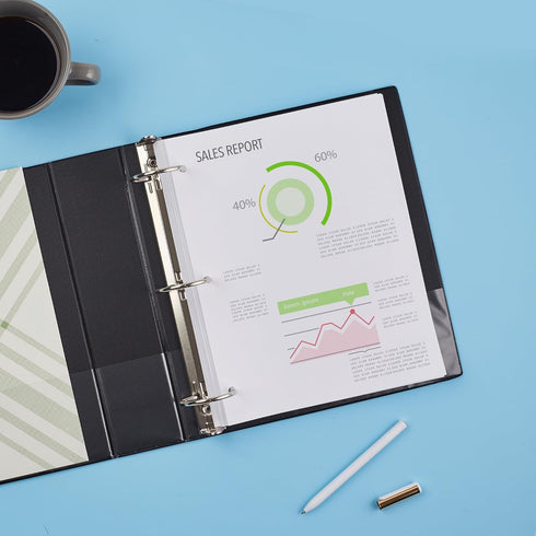 Avery Economy 3 Ring Binder, 2" Round Rings, 1 Black Binder