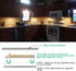 4 Pack, Dimmable Closet 3 LDOPTO Motion Sensor Under Cabinet Lights with Remote Battery Operated Lighting, LED Night