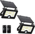 Solar Flood Light, 122 LEDs Bright Motion Sensor Outdoor Lights, Dusk-to-Dawn Solar