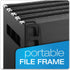Pendaflex Portable Desktop File, Letter Size, Black, Side Handles, Hanging File Folders