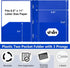 ViVin Sturdy Plastic Folder, 10 Pack, 2 Pocket Folder with Prongs, Holds 8.5 * 11 Letter Size Sheets, Plastic Folders with Pockets and Prongs, for Office School and Home - Blue by ViVin