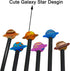 Maydahui 12 PCS Multicolor Planet Rollerball Pen, Black Gel Ink Outer Space Theme Star Pens for School Party Astronomer