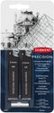 Derwent Mechanical Pencils 0.5, Metal Barrel Refill Set, Precision HB (2302430)