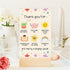 OJsensai Cute Teacher Thank You Card, Best Appreciation Gifts for Daycare Preschool Teacher, Thank You for Helping Me