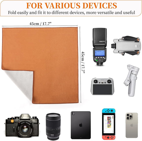 17.7''*17.7'' Camera Protective Wrap, Lens Protector, Magic Self-Adhesive Cloth for DSLR/Camera Lens/Phone/Accessories