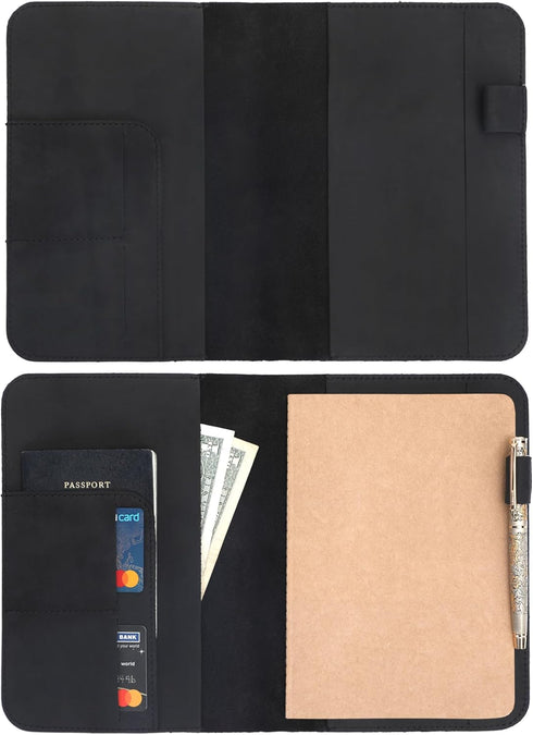 Premium A5 Diary Cover, Elegant Leather Journal Cover Protector, Refillable Stylish Notebook Cover, Classic A5 Leather
