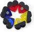 Heart Shape Plastic Clips with Magnetic for Refrigerator Note Holder, Megnet Paper Clips, Magnet Holder Clips, Binder Clips, Wide Bag Clips - All Purpose Clips - Set of 6
