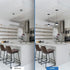 5/6" 1 Pack Jolux Instant Recessed Can Light Conversion Kit, No Tool Needed, Can to Pendant, Ceiling & Hanging Light