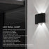 LED Wall Sconce, Waterproof Modern Wall Lamp for Indoor Outdoor Decoration, 90 265V 4W Black Shell