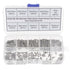 Metric M2 304 Stainless Steel Button Head Socket Cap Screws - Nuts Assortment Kit