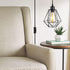 Laihezz Black Metal Plug in Pendant Light, Hanging Light Fixture with Plug in Cord, Hanging Lights with Plug in Cord