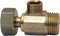 LASCO 06-9119 Angle Stop Add-A-Tee Valve, 1/2-Inch Slip Joint Inlet & Outlet, Brass