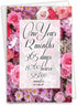 NobleWorks 1st Milestone Anniversary Notecard w/Envelope - 1 Year of Marriage, Love Flower for Couples, Husband, Wife