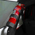 Adjustable Roll Bar Fire Extinguisher Mount Holder for 3 lb Jeep Wrangler Unlimited, Black with USA Flag