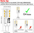 G4 LED Bulb JC Type Bi-Pin Base, 1.5W AC/DC 12V, 10W T3 Halogen Replacement, Warm White 3000K, 10-Pack