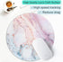 ITNRSIIET 7.877.870.12 inches, Marble Round Mouse Pad Pink Marble Customized Premium-Textured Washable Desktop
