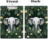 Hongri Cardboard 8.5 x 11 Clipboard, Fashion Design Letter Size Wooden Clipboards, Cute Animals Pattern, A4 Standard Clip board Size 9" x 12.5", Office & School Supply, Back to School, Cute Elephant by Hongri