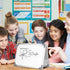Small Dry Erase White Board, TSJ OFFICE 12" x 16" Mini Easel Desktop Double Sided Magnetic Board