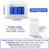 Flat US Plug AC 80-300V LCD Digital Voltmeter for Household Voltage Measuring Monitor (1)