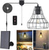 Solar Pendant Lights Outdoor Indoor with Remote, Chicken Coop Lights Solar Powered