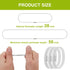 HYLIYAKI 13 30 Set 3 Trash Can Bands, Garbage Can Bands Good Elastic Hold Trash Bags in Place, Large Durable Rubber