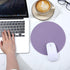 Shimmeroo 8.7inch Small Mouse Pad for Laptop, Round Portable Mouse Pad - Non Slip Purple Mousepads for Office