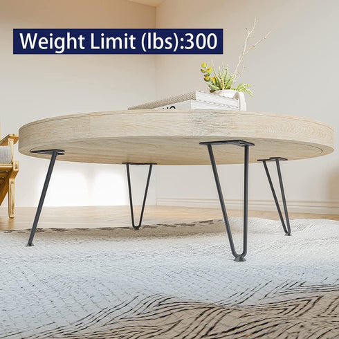 10 Inch 4PCS SMARTSTANDARD Heavy Duty Hairpin Furniture Legs, Metal Home DIY Projects for TV Stand, Sofa, Dresser