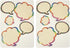 Wrapables Rainbow Thinking Bubble Sticky Notes, Set of 2
