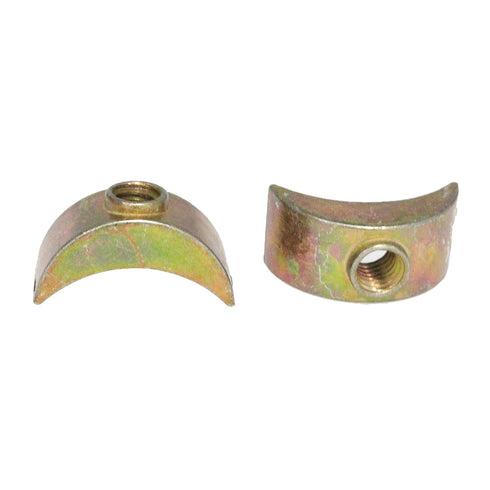 20PCS 29mm M6 Half Moon Nuts Washer Spacer, Furniture Hardware Accessories for Connector Nuts Half Moon Nuts Spacer