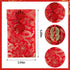 Hying 4 PCS Silk Red Envelope Chinese HongBao Card Envelopes Lucky Money Red Pockets Chinese Red Gift Card Envelopes Gift Wrap Bags with Knot/Copper Coins for 2023 New Year, Spring Festival, Wedding by Hying