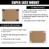 Magnetic Dry Erase Board for School Locker, 8.5" x 11", White-framed with Marker and 2 Magnets for Home, Office, Travel
