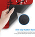 Large Red Mouse Pad XL, Japan Cherry Blossom Extended Anime Gaming Pad, Non-Slip Rubber Base, 31.5'' X 12''