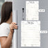 Dry Erase To Do List Vinyl Whiteboard Sticker Decal by Glassboard Studio, Removable & Reusable (6 x 9 inches, Marble)
