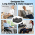 Seat Cushion for Office Chairs Large U-Shaped Memory Foam Desk Chair Cushions for Long Sitting Comfort, Ergonomic Thick