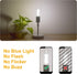 Dimmable T10 Bulb 5000K, 2W Bulbs 25 200LM, E26 Bulb Lights,6 Pack LED Daylight White LED Tubular Watt Equivalent